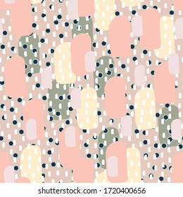Abstract paint strokes. This pattern is suitable for fabrics, t-shirts, gift wrapping, postcards and other printing surfaces.