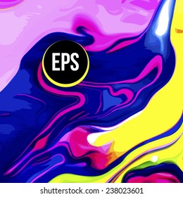 Abstract Paint Swirl Background