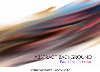 Abstract paintbrush background vector hand drawn