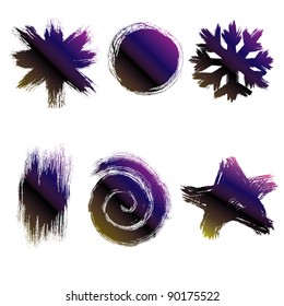 Abstract paintbrush grunge