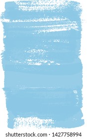 Resumen Pintado hacia atrás con trazos de pincel y aislado en blanco