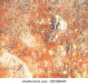 Abstract painted background. Paint texture for design uses. A background for text, covers, websites and wrapping paper. Grungy graphic texture.