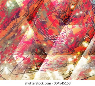 Abstract painted background. Paint texture for design uses. A background for text, covers, websites and wrapping paper. Grungy graphic texture.