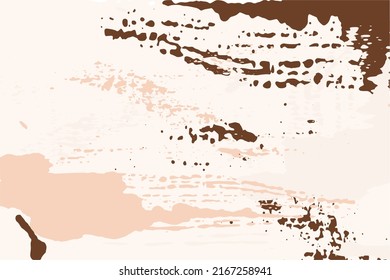  Abstrakter gemalter Hintergrund. Trendy Grafik für Poster, Cover, Einladung, Plakat, Broschüre, Flyer. Vektorgrafik mit Farben und Formen in pastellfarbenen Retro-Farben.