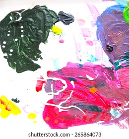 Abstract painted background, vector. 