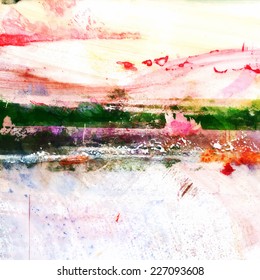 Abstract painted hand drawn grunge background.