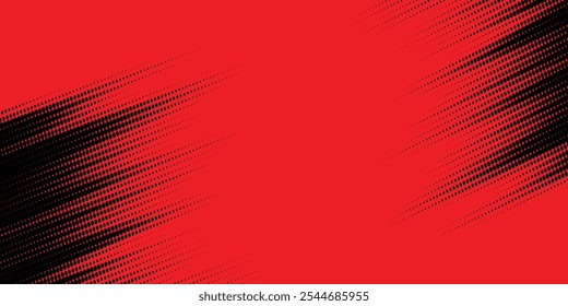 Fundo de pintura abstrata com uma textura grunge com vermelho e preto. vetor