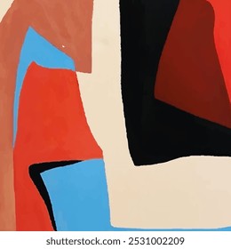 Abstract painting background from the smears of acrylic paint. Mixing multicolored oil paint