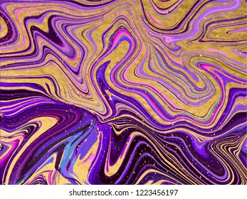 Abstract painting, background for wallpapers, posters, cards, invitations, websites. Modern painting handmade background. Marble effect painting Vector illustration