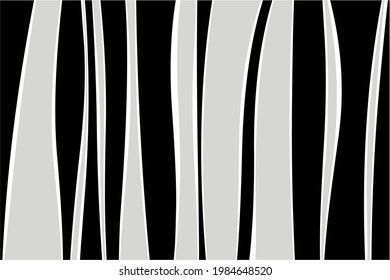 Abstract painting in black and grey 