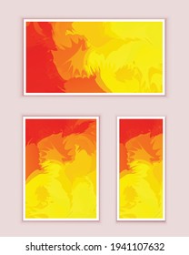 Abstract painting, can be used as a trendy background for wallpapers, posters, cards, invitations, websites. Modern artwork. Marble effect painting