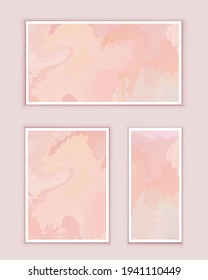 Abstract painting, can be used as a trendy background for wallpapers, posters, cards, invitations, websites. Modern artwork. Marble effect painting