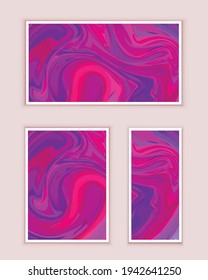 Abstract painting can be used as a trendy background for wallpapers, posters, flyer, cards, brochure, cover, banner. Modern artwork. Marble effect painting