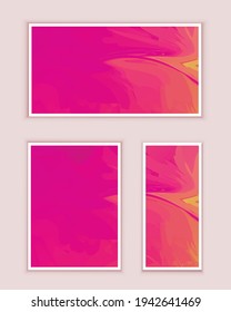 Abstract painting can be used as a trendy background for wallpapers, posters, flyer, cards, brochure, cover, banner. Modern artwork. Marble effect painting