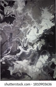 abstract painting manual, we choose more than three color monochrom and combaining all.
