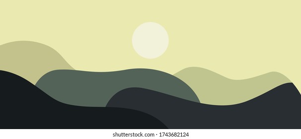 abstract painting, shape design, abstract mountains pop abstrac wallpaper flat background