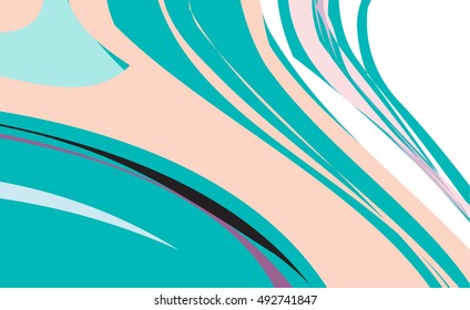 Abstract painting template background vector illustration 