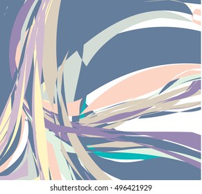 Abstract painting template background vector illustration 