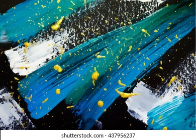 Abstract painting template. Handmade texture .Oil painting. Vector illustration.