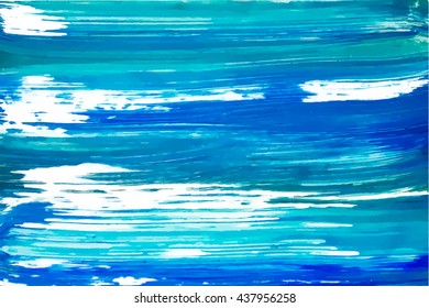 Abstract painting template. Handmade texture .Oil painting. Vector illustration.