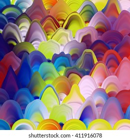 Abstract painting template, marble texture pattern, multicolored, vector illustration.