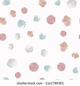 Abstract painting universal freehand watercolor seamless pattern. Graphic design for background, card, banner, poster, cover, invitation, placard, header or brochure. Hand drawn vector texture