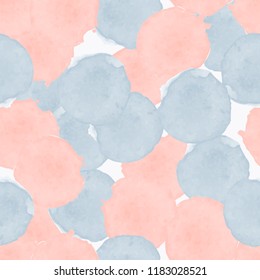 Abstract painting universal freehand watercolor seamless pattern. Graphic design for background, card, banner, poster, cover, invitation, placard, header or brochure. Hand drawn vector texture