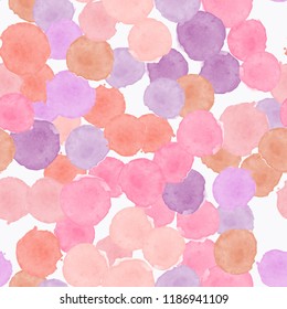 Abstract painting universal freehand watercolor seamless pattern. Graphic design for background, card, banner, poster, cover, invitation, placard, header or brochure. Hand drawn vector texture
