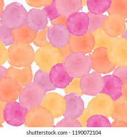 Abstract painting universal freehand watercolor seamless pattern. Graphic design for background, card, banner, poster, cover, invitation, placard, header or brochure. Hand drawn vector texture
