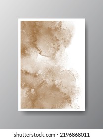 Abstract painting using watercolors. Design for your date, postcard, banner, logo.