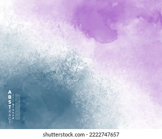 Abstract painting using watercolors. Design for your date, postcard, banner, logo.