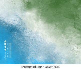Abstract painting using watercolors. Design for your date, postcard, banner, logo.