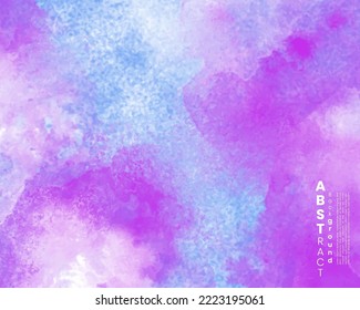 Abstract painting using watercolors. Design for your date, postcard, banner, logo.