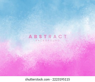 Abstract painting using watercolors. Design for your date, postcard, banner, logo.