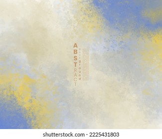 Abstract painting using watercolors. Design for your date, postcard, banner, logo.