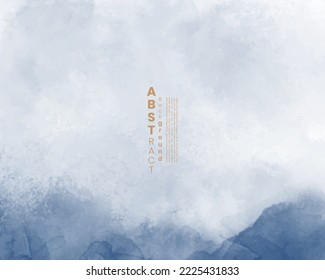 Abstract painting using watercolors. Design for your date, postcard, banner, logo.