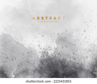 Abstract painting using watercolors. Design for your date, postcard, banner, logo.