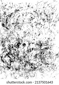 Resumen de la textura vectorial de pintura aislada en un fondo blanco. 