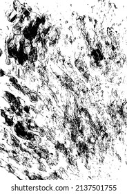 Abstract painting vector texture isolated on a white background. 