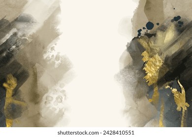Abstract painting wall art background, art design, vector drawing illustration. Retro background pattern