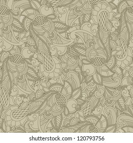 Abstract paisley design. Seamless pattern background