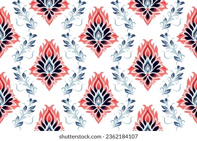 Abstract paisley ethnic seamless pattern decoration design. Aztec fabric carpet boho mandalas textile wallpaper. Tribal native motif ornaments African American folk traditional embroidery vector