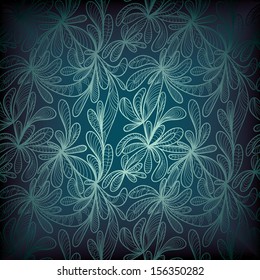 Abstract paisley seamless pattern