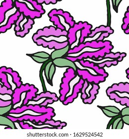 Abstract paisley seamless pattern in beautiful style. Abstract vector indian batik background. Textile print design. Fabric texture print. Classic ornamental paisley for any purposes