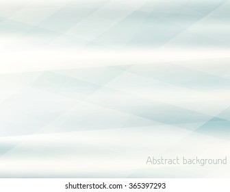 Abstract pale background textured by triangles. Horizontal vector graphic pattern