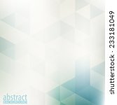 Abstract pale geometric pattern with triangles. Vector