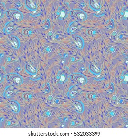 abstract pale pink and blue seamless pattern