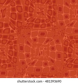 abstract pale pink multicolored turtle seamless pattern 