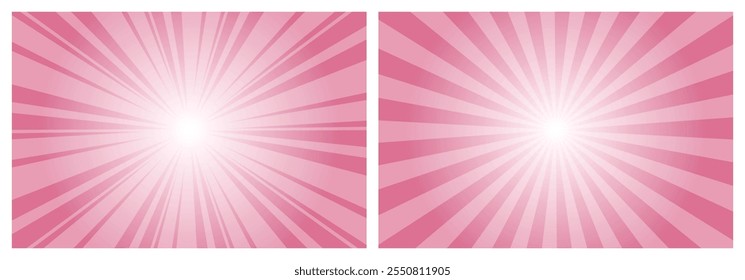 Abstract Pale Violet Red Sunburst background. Editable Sunburst background, Sunburst, Sunbeam