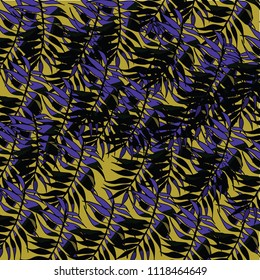 Abstract Palm Tree Pattern